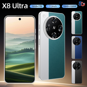 Original <span class=keywords><strong>X8</strong></span> siêu nhận dạng khuôn mặt Dual Sim Thẻ 5g thông minh Điện thoại di động với 7.3-inch màn hình 16GB + 1TB lưu trữ Android 15 hệ thống - Product Image 3
