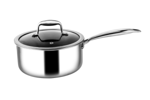 Chef's Classic Juego de utensilios de cocina de 8 piezas Colección de acero inoxidable de <span class=keywords><strong>3</strong></span> capas Tapa de vidrio templado con fondo de inducción Logotipo personalizable - Product Image 2