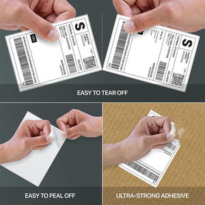 Etiqueta Adhesiva Térmica Directa Impermeable para Manualidades, 40x30 50x30 50x70 60x40mm, Papel Autoadhesivo, Impresión UV, Etiqueta de Código de Barras para Envío - Product Image 4