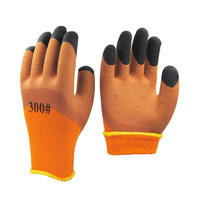 Großhandel Polyester Tauch gummi Sicherheit Handjob Arbeits handschuhe 13 Gauge Nylon Schaum Latex beschichtete Schutz handschuhe für den Bau