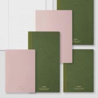 Cuaderno Minimalista LABON de Papel Tomoe River, A5 B6 A6, Diario Ecológico de 68 g/m², Bloc de Notas sin Residuos de Tinta con Cubierta Protectora Transparente