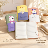 Carnet de notes mignon A7, mini carnet de dessins animés Kawaii, vente en gros