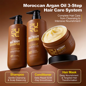 Masker Rambut Terapi Sutra Minyak Argan 72 Jam Kehalusan Tahan Lama Melembapkan Anti-Kusut - Product Image 6
