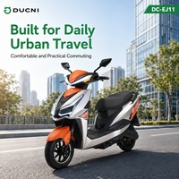 Scooter électrique longue portée 72V 2000W, 90-100 km d'autonomie, moto électrique pour les trajets urbains