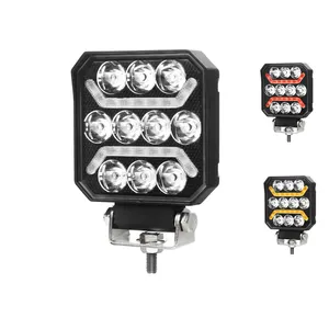 4 Inch Square LED Working Light 12V Spot Work Light For 4x4 Off Road ATV Jeep Tractor Trucks 24V