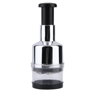 Handheld Garlic <b>Chopper</b> – Stainless Steel Manual Mincer for Garlic, Ginger, Herbs, Nuts, <b>Vegetables</b> – Mini Crusher, Dishwasher S - Product Image 5