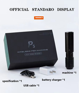 Máquina de Tatuaje Inalámbrica Recargable, Pistola de Tatuaje Rotativa Digital, Batería de Alta Capacidad para Delineado, Sombreado y Arte Corporal - Product Image 3