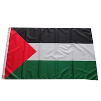 Drapeau des pays 3X5FT Polyester Imprimé Drapeau de la Palestine