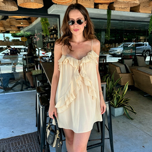 Sweet Cute Girls Chiffon <b>Spaghetti</b> <b>Strap</b> Dress Vacation Resort Beach Summer Dress - Product Image 1