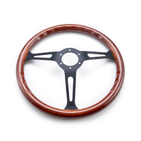 Volant de direction classique TIYPEOR 15 pouces en ABS pour voiture, volant de rallye JDM, volant de drift