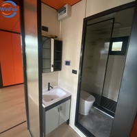 Maison conteneur modulaire extensible préfabriquée WinFair à bas prix, 20 pieds, fabriquée en Chine, avec couleur personnalisée pour centre communautaire