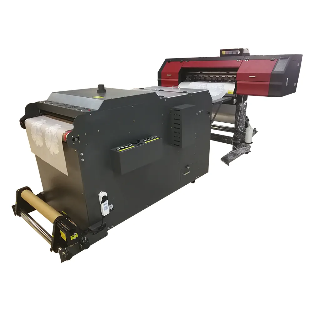Máquina de impresión digital con prensa de calor, agitador en polvo con película de pet dtg, a3, 60cm, 1,3 m, xp600, i3200, dtf