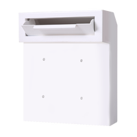 Boîtes aux lettres murales en acier galvanisé personnalisées pour l'extérieur, nouvelle arrivée, avec clés pour utilisation postale