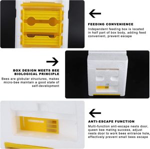 Công cụ nuôi ong Mini tổ ong bọt Nữ Hoàng nuôi cho ong giao phối NUC hộp giao hợp - Product Image 5