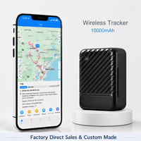 Traceur GPS WiFi 4G LTE Version Globale d'Usine 10000mAh Étanche Longue Autonomie Localisateur Magnétique pour Voiture Camion Flotte