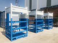 Support de bouteilles offshore pour cylindres d'azote peints de 12 ou 16 pouces, conformes aux normes DNV 2.7-1 et EN 12079