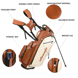Bolsa <span class=keywords><strong>de</strong></span> <span class=keywords><strong>Golf</strong></span> Personalizada <span class=keywords><strong>de</strong></span> Cuero PU con 14 Divisores <span class=keywords><strong>de</strong></span> Longitud Completa, Ligera e Impermeable, Venta al Por Mayor <span class=keywords><strong>de</strong></span> Fábrica - Product Image 3