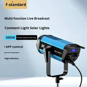 FOSOTO 300 Вт, прямые трансляции, светодиодные лампы для видеосъемки, специальные мягкие сферические лампы для фотосъемки и прямой трансляции - Product Image 5