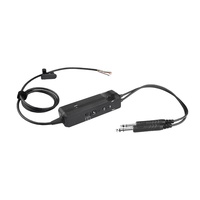 Module de remplacement ANR pour l'aviation, câble à double connecteur GA, dynamique omnidirectionnel pour microphone, connecteur XLR, plastique et métal