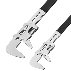 Llave Tipo F Multifuncional, Llave Ajustable de Ángulo Recto, Llave Plana Delgada para Fontanería, Gran Abertura para Tuercas Hexagonales - Product Image 1