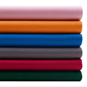 China Textile Cotton/Polyester Brushed Twill Cvc 60/40 Dyeing Cotton Twill Fabric