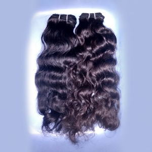 Nueva Llegada Extensiones de Cabello Remy Indio 100% Virgen, Mechones de Doble Trama Hechos a Máquina, Estilos Ondulados y Afro Rizado, Tamaños 8" a 40", Sin Caída - Product Image 1