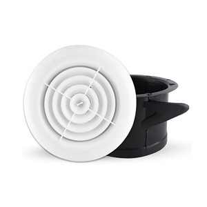 Diffuseur <span class=keywords><strong>d</strong></span>'<span class=keywords><strong>air</strong></span> mural en aluminium pour <span class=keywords><strong>climatisation</strong></span>, grille de ventilation réglable, sortie <span class=keywords><strong>d</strong></span>'<span class=keywords><strong>air</strong></span> ronde à montage au <span class=keywords><strong>plafond</strong></span> - Product Image 1