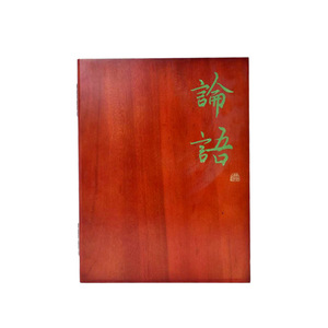 Caja genealógica de madera de alcanfor, caja de almacenamiento rectangular grabada para registros familiares, regalo artesanal de Shandong - Product Image 3