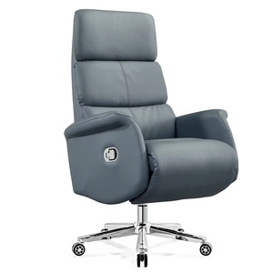 Silla de oficina ejecutiva de lujo contemporánea, diseño moderno de elevación para directores generales, malla de cuero sintético PU para uso en dormitorio - Product Image 4