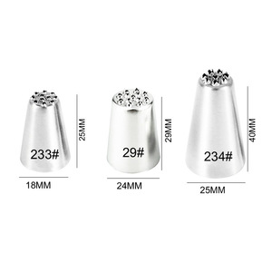 Juego Avanzado de 3 Boquillas de Acero Inoxidable 304 para Decoración de Pasteles Intrincados y Herramientas Profesionales de Reposterí<span class=keywords><strong>a</strong></span> - Product Image 5