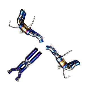 Scarico per <span class=keywords><strong>Ferrari</strong></span> California 4.3 2009-2014, Sistema di Scarico in Lega di Titanio con Valvola a Controllo Remoto - Product Image 4