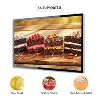 Pantalla LCD Inteligente de Señalización Digital Personalizada de 43/49/55/65 Pulgadas con Montaje en Pared IP65, Pantalla Publicitaria para Tiendas Minoristas, Gráficos y Animaciones