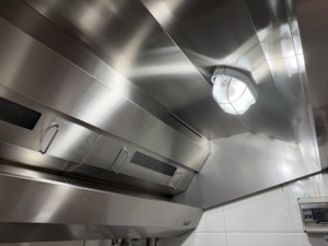 72 Inch Commercial Range Hood Stainless Steel, Water Wash Baffle Filter, Powerful Suction Motors, LED <b>Lights</b> - Product Image 6