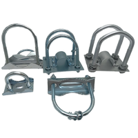 Conception OEM d'usine, acier galvanisé, acier inoxydable, boulon en U haute résistance M5-M30, collier de serrage pour tuyau d'échappement