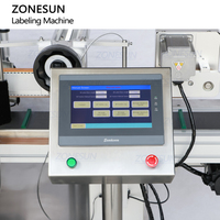 ZONESUN ZS-TB833F automatique Carton boîte coin étiqueteuse inviolable sécurité autocollant applicateur pour alimentaire cosmétique