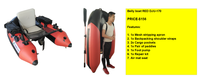 Matériau PVC Bateau Ventre Mini Voler BFishingoat Float Tube Gonflable Ponton Bateau Américain Float Tube