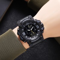YS2222 Montre de sport numérique unique pour hommes Bracelet étanche de 50m avec mouvement à quartz de style simple Série 2222 du fabricant