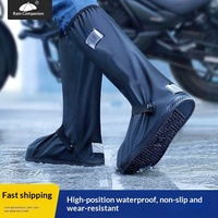 SLKE Couvre-chaussures de pluie unisexe imperméables, épaissis, résistants à l'usure et antidérapants pour baskets et bottes