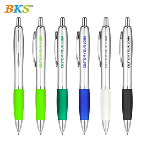 Bolígrafos de punta redonda Cyb129 de la marca BKS, los más vendidos, con logotipo personalizado, tinta negra, no <span class=keywords><strong>borrables</strong></span>, al por mayor, económicos, promocionales, de plástico, de China - Product Image 4