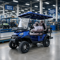 Buggy de golf Chuanliang de haute qualité avec suspension amortissante, vitesse 50-70 km/h, autonomie 90 km, couleur de siège personnalisable, 300 mm+ au sol, 25