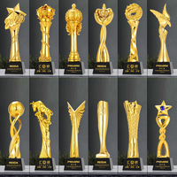 Trophées en cristal en forme d'étoile avec logo personnalisé, récompenses d'honneur en résine de haute qualité pour les compétitions, catégorie de produits médailles et plaques