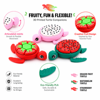 Services d'impression 3D : Jouet animalier pour enfants, crabe ermite aux grands yeux, articulations mobiles, idéal pour les récompenses et cadeaux d'entreprise personnalisés