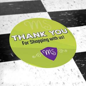 Stiker Vinyl Anti-Selip Tahan Air Awet dengan Polesan Matte, Grafis Lantai Logo Kustom untuk Penggunaan Promosi - Product Image 6