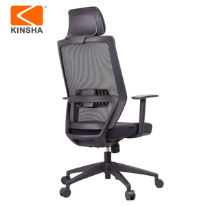 Silla de oficina ejecutiva de malla ergonómica directa de fábrica Altura ajustable Característica giratoria Diseño contemporáneo Esponja de nylon de hierro - Product Image 3
