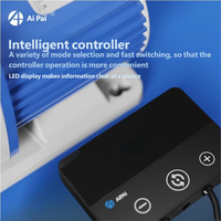 AIPAI Nouvelle Pompe à Eau Intelligente à Fréquence Variable pour Aquarium, Contrôle par APP, Silencieuse, pour Récif Corallien et Aquarium de Poissons