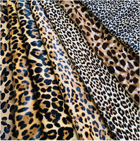 Cuir de vache véritable à motif animal personnalisé, imprimé léopard sur cuir de vache avec poils pour chaussures, sacs à main, ceintures