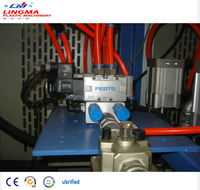 Machine de soufflage semi-automatique QCL-12 III pour PET, puissance 10 kW, force de serrage 100 kN, garantie 1 an pour petites bouteilles d'eau