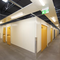 Mini entrepôt moderne Unités de stockage en libre service Casier de stockage intelligent pour bureau, hôtel, stockage extérieur en acier Style design chinois