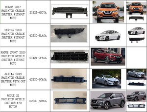 CZJF Grille de radiateur de haute qualité 62330 6RR0A sans moteur pour <span class=keywords><strong>NISSAN</strong></span> <span class=keywords><strong>ROGUE</strong></span> 2020 2021 <span class=keywords><strong>2022</strong></span> 2023 62330-6RR0A 623306RR0A - Product Image 6