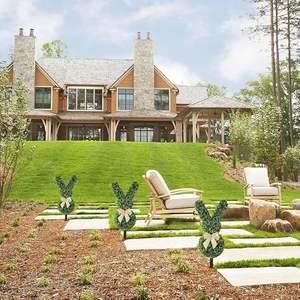 Planta Artificial de Ciprés con Conejo de Pascua, Decoración Verde para el Hogar, Removible, Novedad - Product Image 3